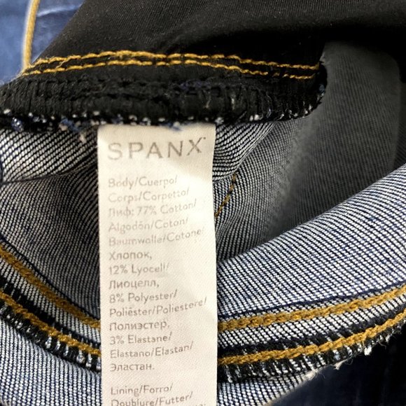 Spanx Distressed Ankle Skinny Jeans Medium Wash Size XS - Picture 5 of 8